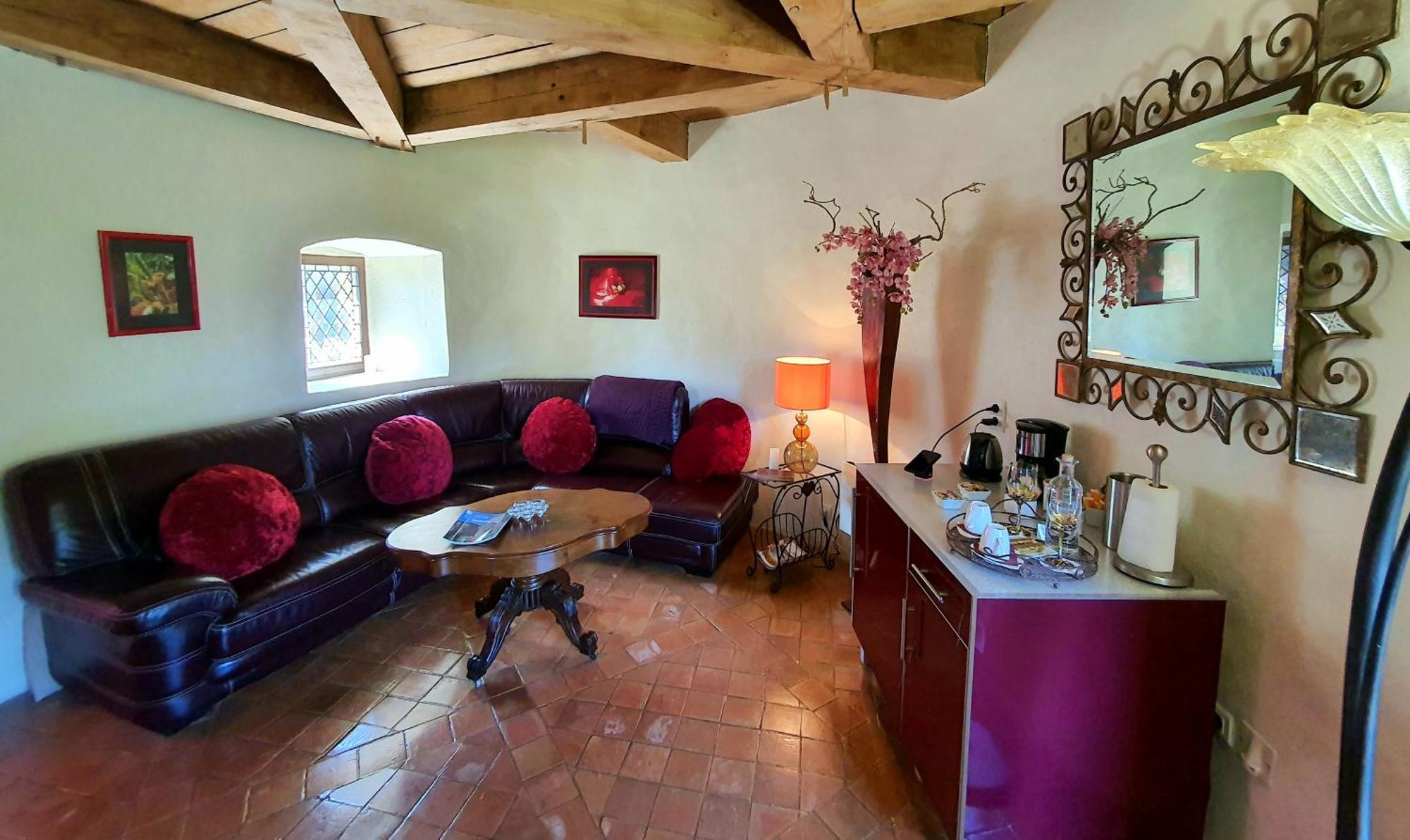 Chambre D'Hotes Au Chateau De Belcastel Belcastel  Exteriör bild