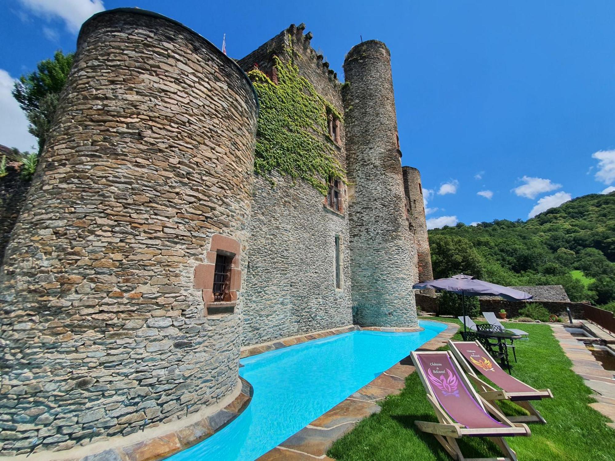 Chambre D'Hotes Au Chateau De Belcastel Belcastel  Exteriör bild